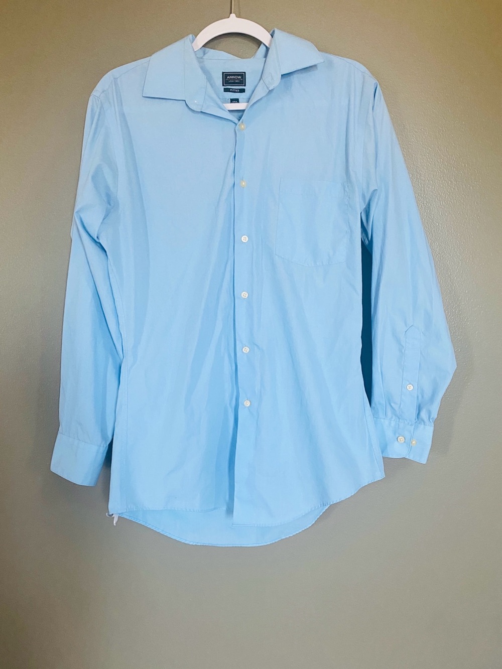 Arrow Men’s Light Blue Button-Down Dress Shirt